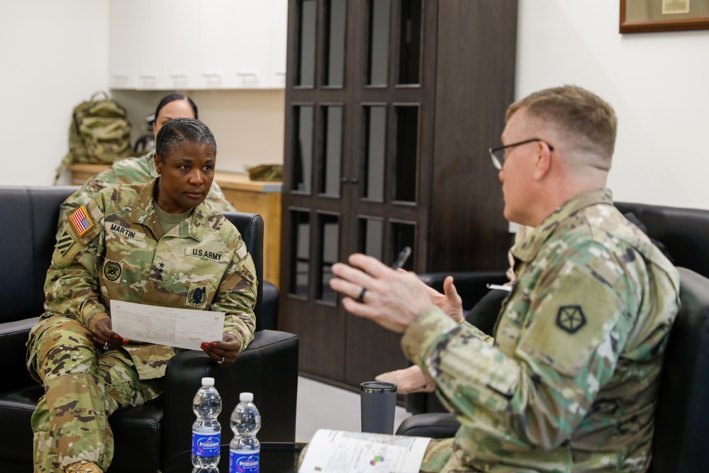 Inspector General of the Army visits V Corps Forward