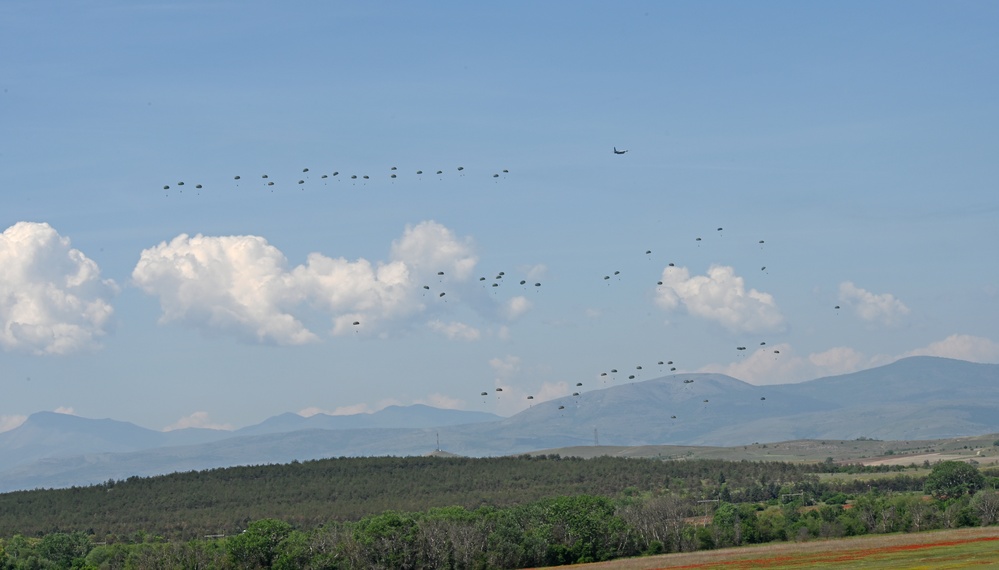 Joint Forcible Entry Exercise at Krivolak Range in North Macedonia