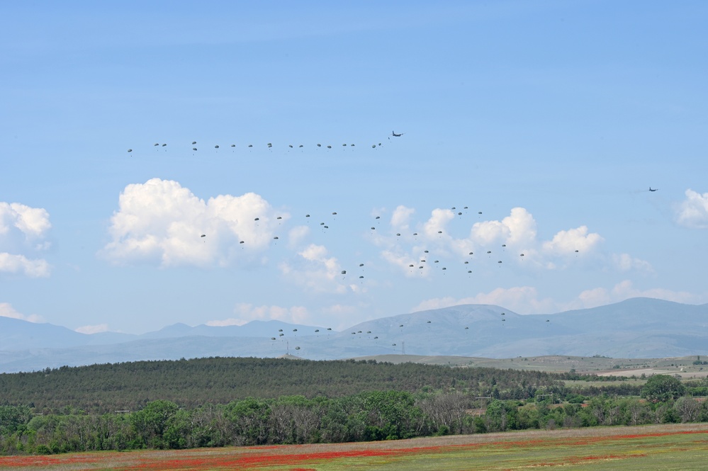 Joint Forcible Entry Exercise at Krivolak Range in North Macedonia