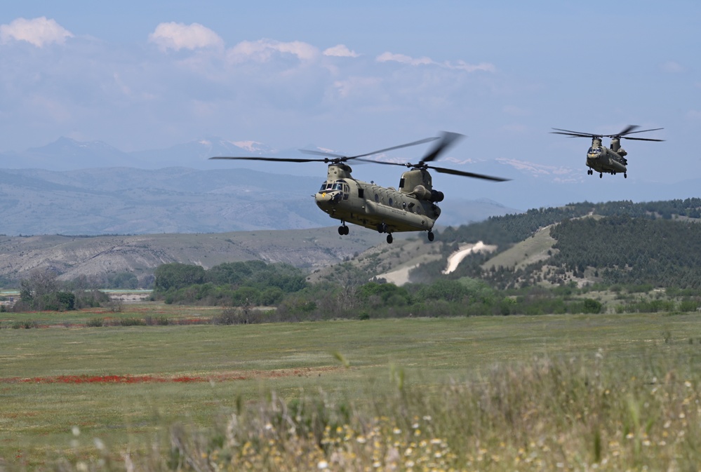 Joint Forcible Entry Exercise at Krivolak Range in North Macedonia