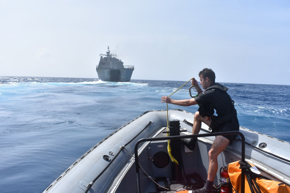 USS Billings Conducts RHIB Operations