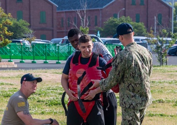 USS America (LHA 6) Conducts a Oleoresin Capsicum (OC) level one training course