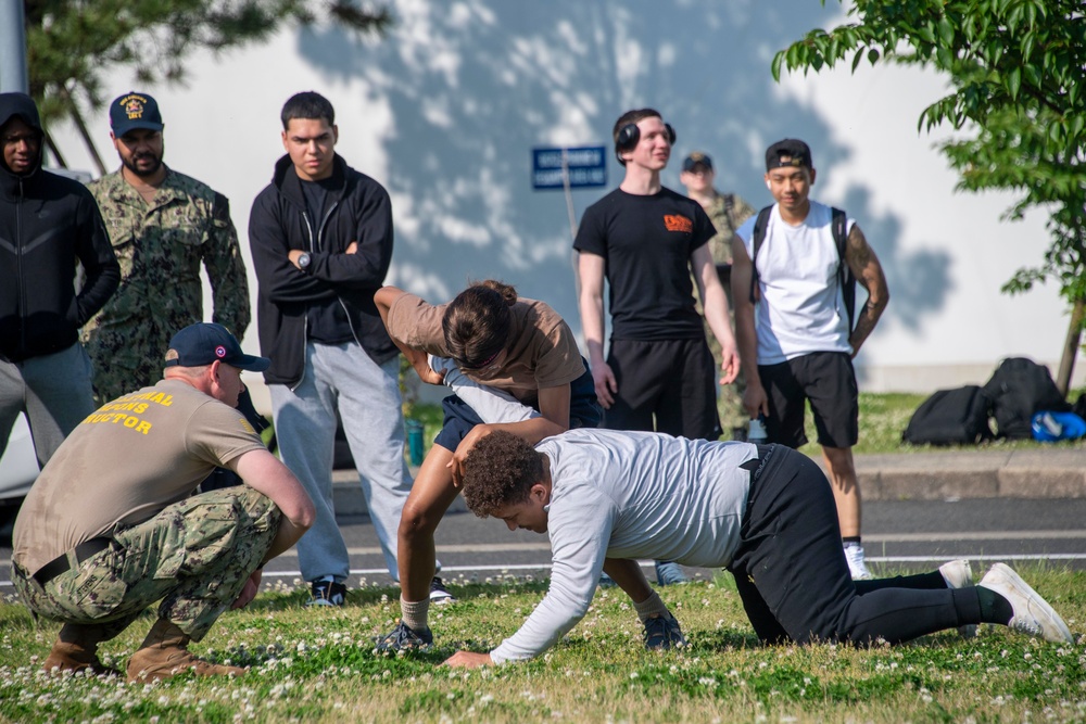 USS America (LHA 6) Conducts a Oleoresin Capsicum (OC) level one training course