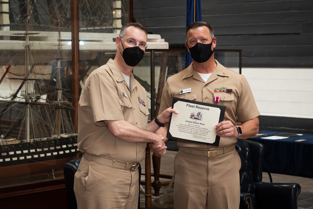 Senior Chief Musician Courtney Williams Retires from U.S. Navy Band