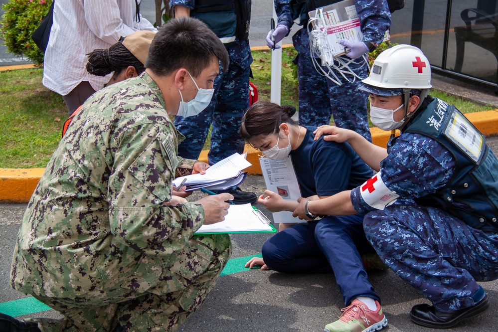 NMRTC Yokosuka and Japanese Maritime Defense Force foster partnership while executing Mass Casualty Drill