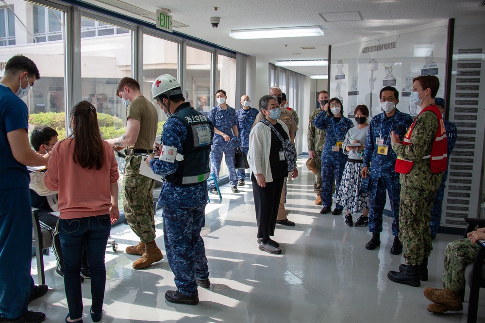 NMRTC Yokosuka and Japanese Maritime Defense Force foster partnership while executing Mass Casualty Drill