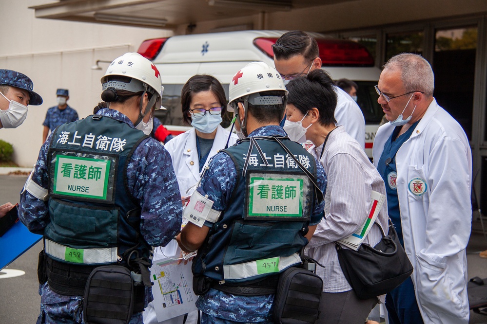 NMRTC Yokosuka and Japanese Maritime Defense Force foster partnership while executing Mass Casualty Drill