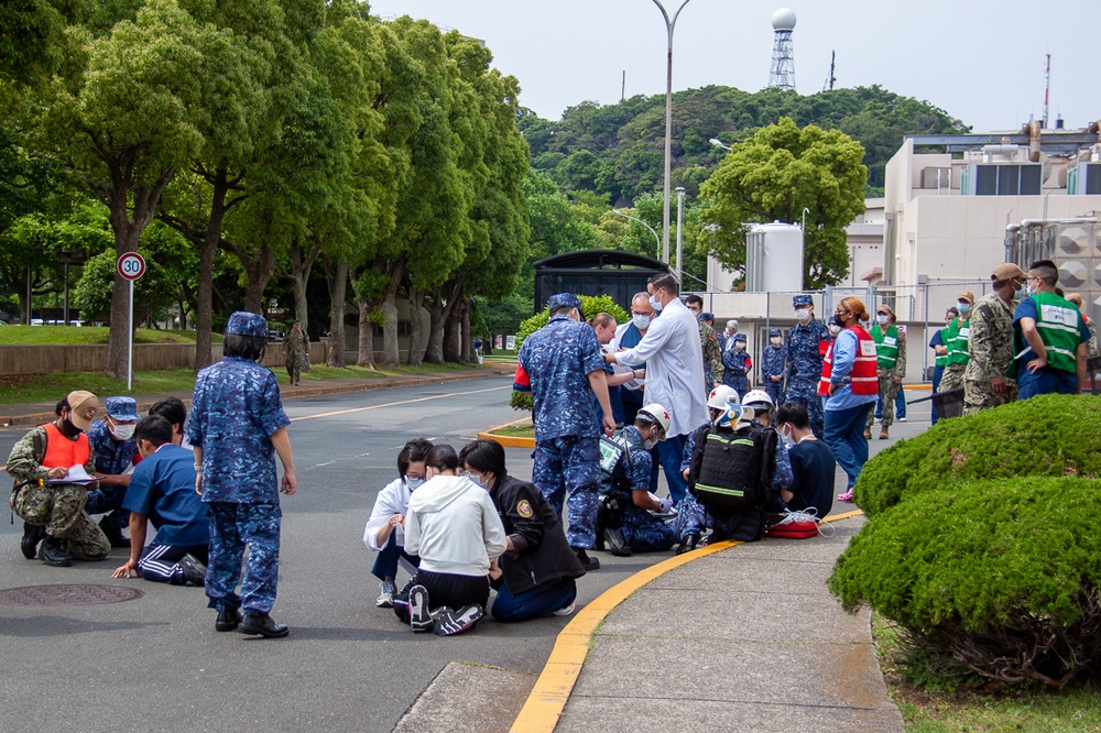 NMRTC Yokosuka and Japanese Maritime Defense Force foster partnership while executing Mass Casualty Drill