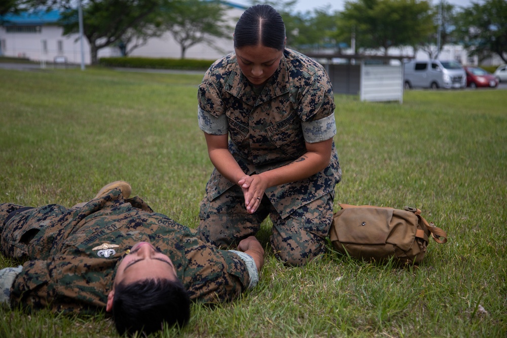 MWSS-171 Conducts TCCC class at CATC Fuji