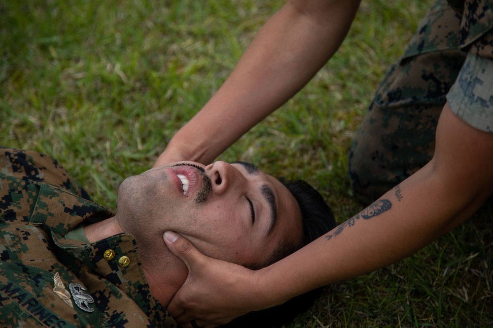 MWSS-171 Conducts TCCC class at CATC Fuji