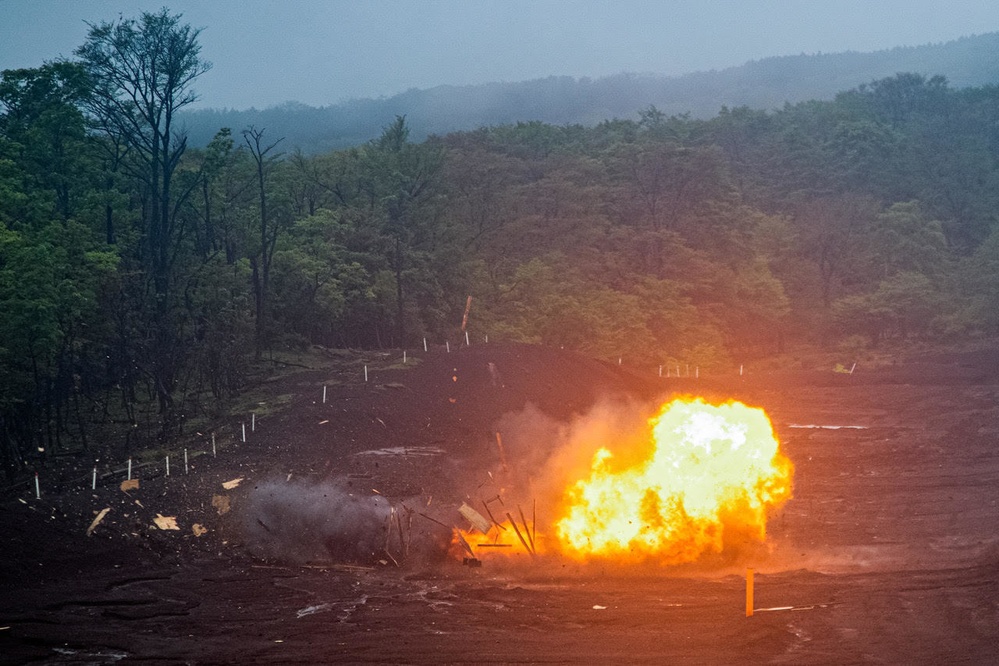 MWSS-171 Combat Engineers Conduct Demolition Range at Eagle Wrath 22