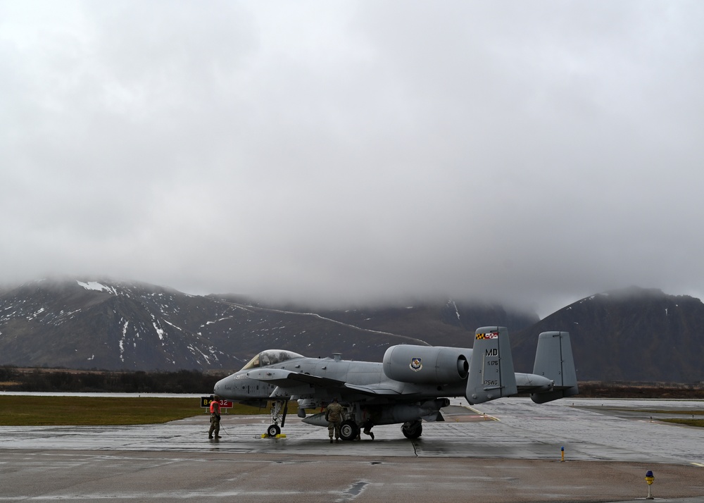 A-10C Thunderbolt II Tour at  Andøya Air Base