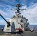 Sailors Aboard USS Dewey (DDG 105) Conduct Replenishment-at-Sea with USNS Tippecanoe (T-AO-199)