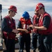 Sailors Aboard USS Dewey (DDG 105) Conduct Replenishment-at-Sea with USNS Tippecanoe (T-AO-199)