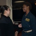 Sailor Receives Surface Warfare Officer Pin Aboard USS Dewey (DDG 105)