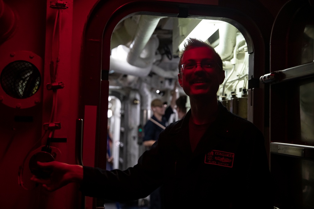 Sailors Conduct Daily Cleaning Stations Aboard USS Dewey (DDG 105)