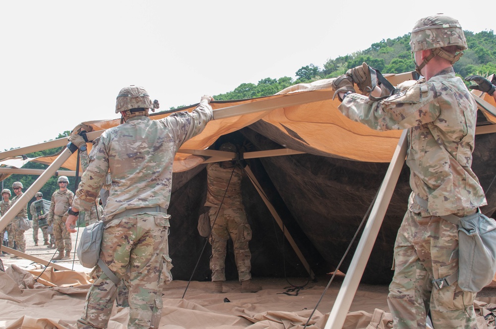 501st BSB C Co. Conducts Training Exercise