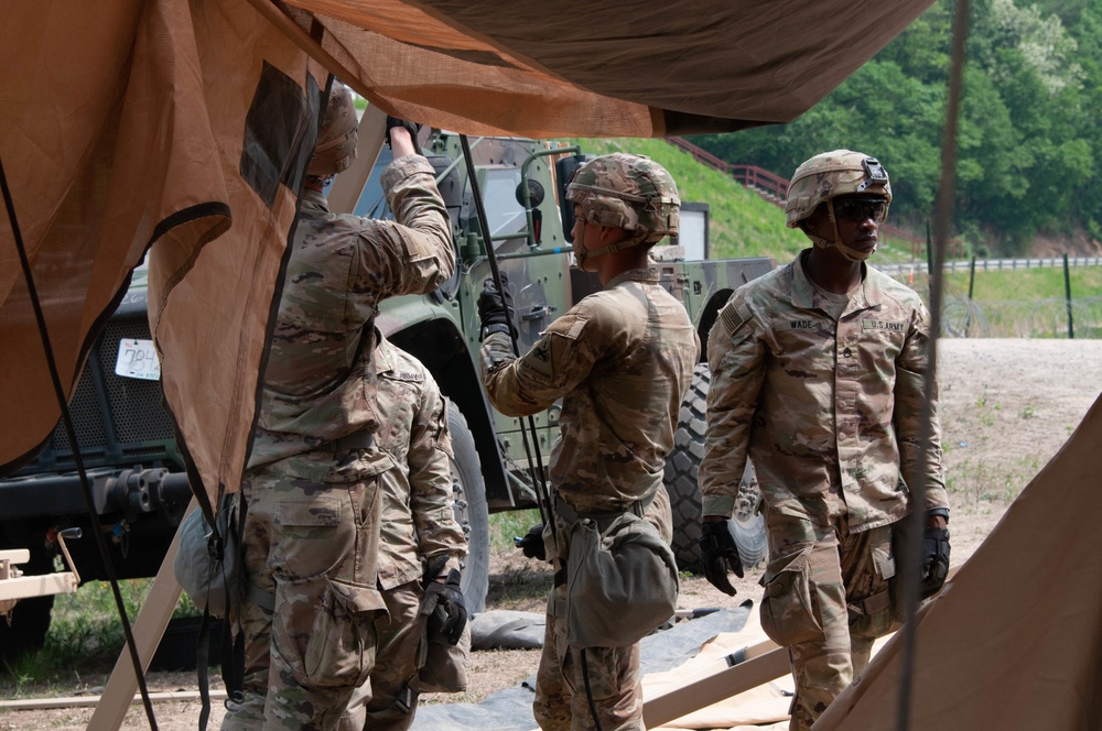 501st BSB C Co. Conducts Training Exercise