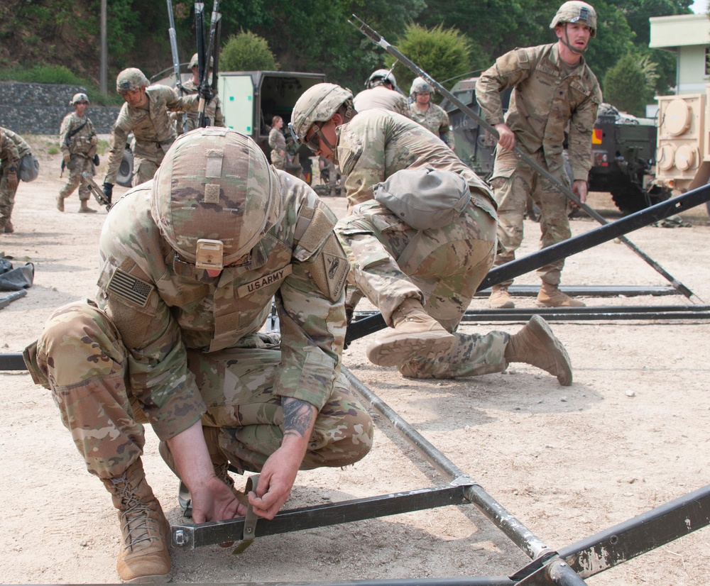 501st BSB C Co. Conducts Training Exercise