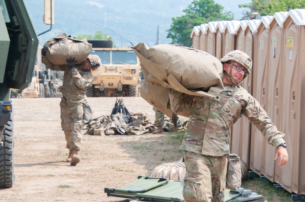 501st BSB C Co. Conducts Training Exercise