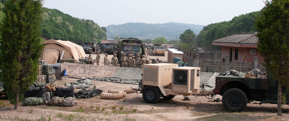 501st BSB C Co. Conducts Training Exercise