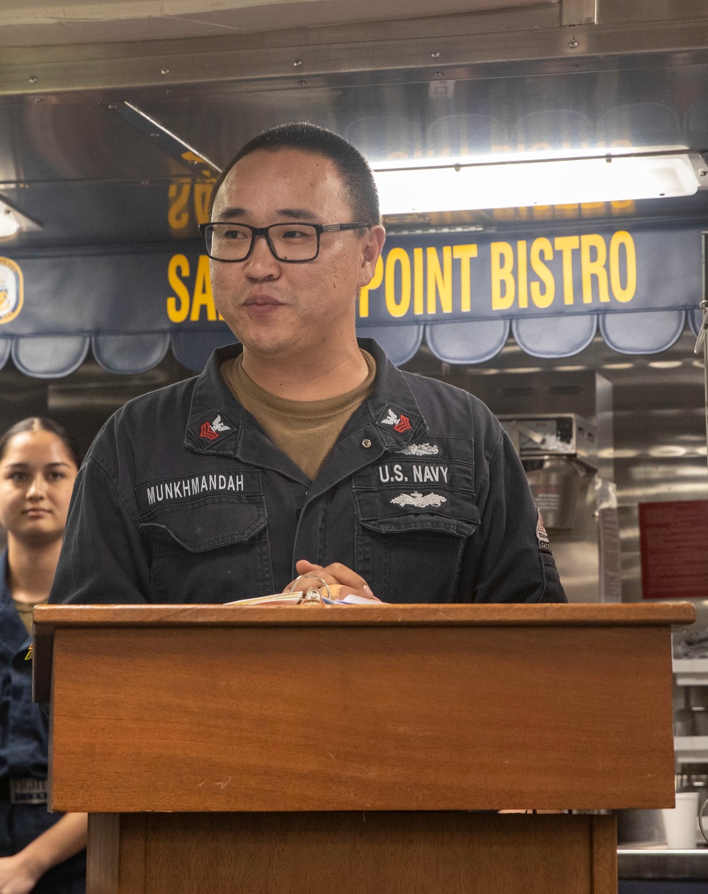 Sailors Hold Asian American and Pacific Islander Heratige Month Celebration Aboard USS Dewey (DDG 105)