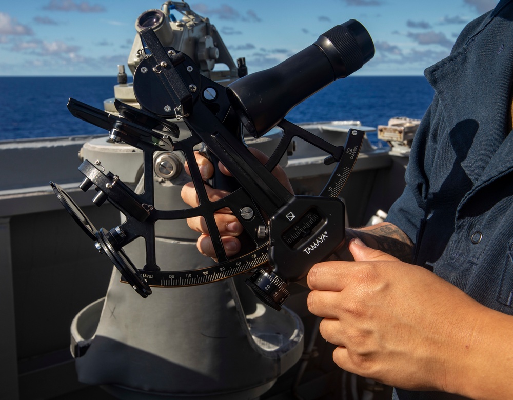 Sailors Conduct Operations Aboard USS Dewey (DDG 105)