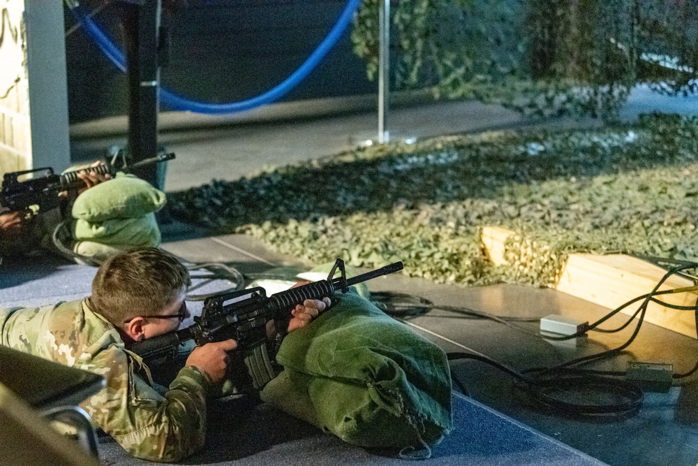 Signal Soldiers Perform Preliminary Marksmanship Instructions in the EST 2
