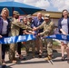 Ribbon cutting at opening of USO Ansbach