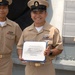 Reenlistment ceremony aboard Battleship Wisconsin