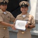 Reenlistment ceremony aboard Battleship Wisconsin