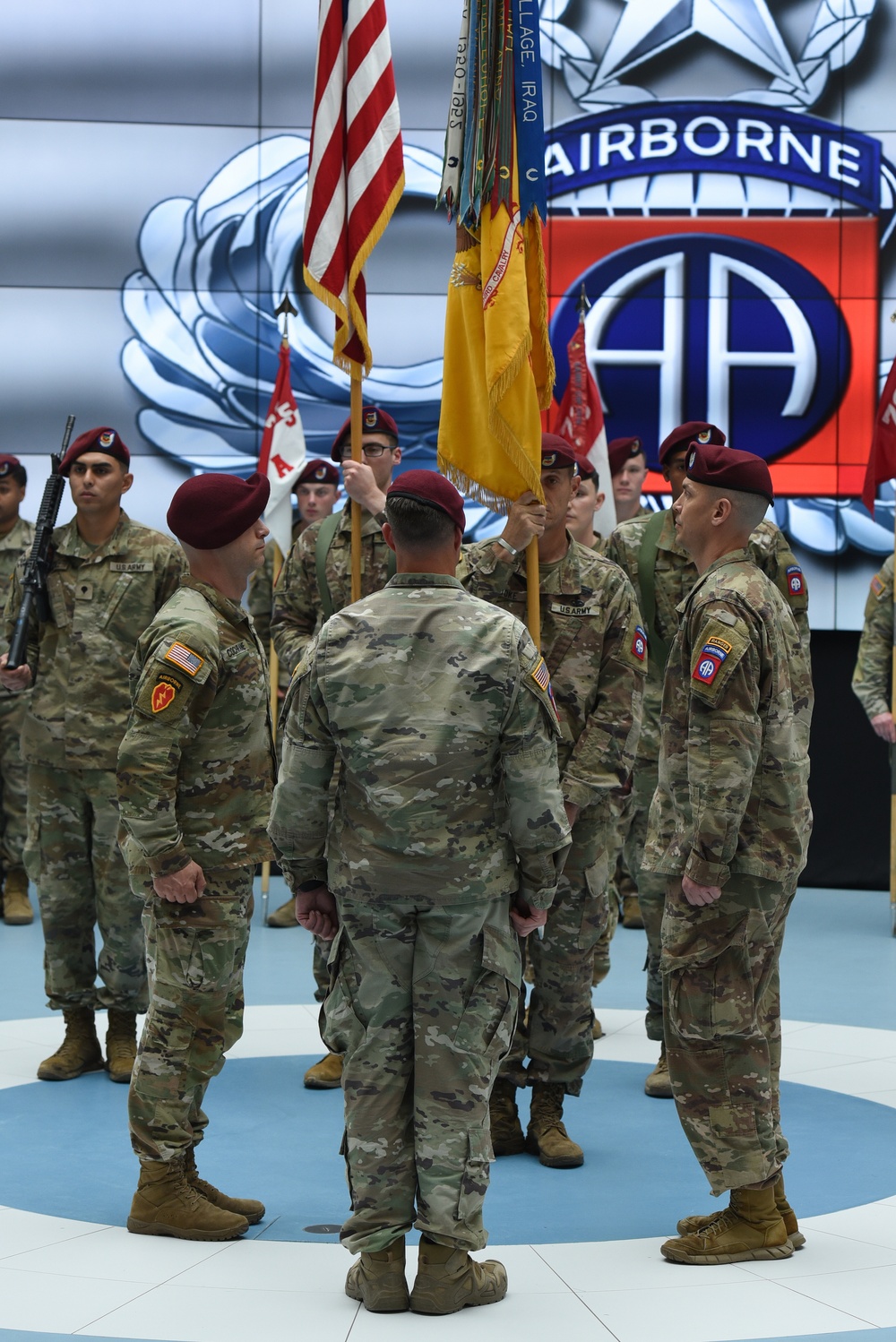 5-73rd CAV Change of Command ceremony