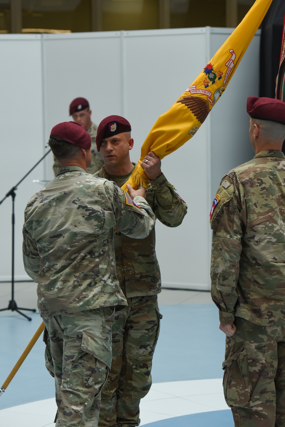 5-73rd CAV Change of Command ceremony