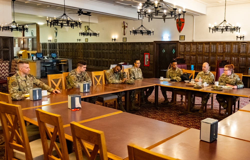 521st AMOW command team visits 727th AMS Airmen