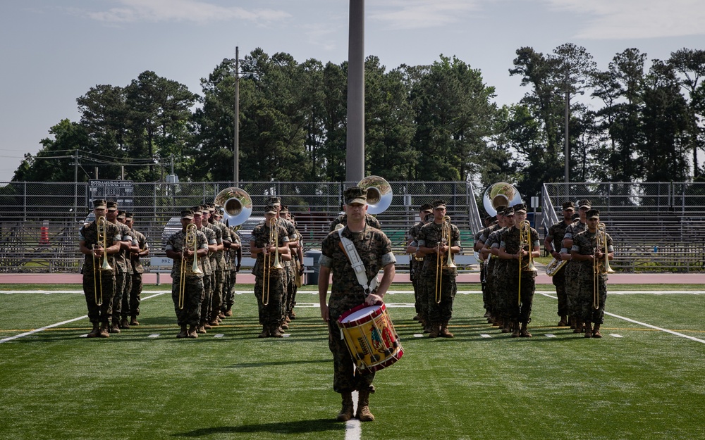 2d Marine Division Band Rehearsal