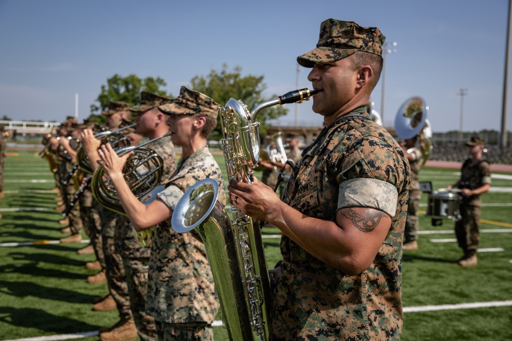 2d Marine Division Band Rehearsal