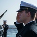 USS Jason Dunham (DDG 109) Conduct a Memorial Ceremony