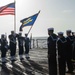 USS Jason Dunham (DDG 109) Conduct a Memorial Ceremony