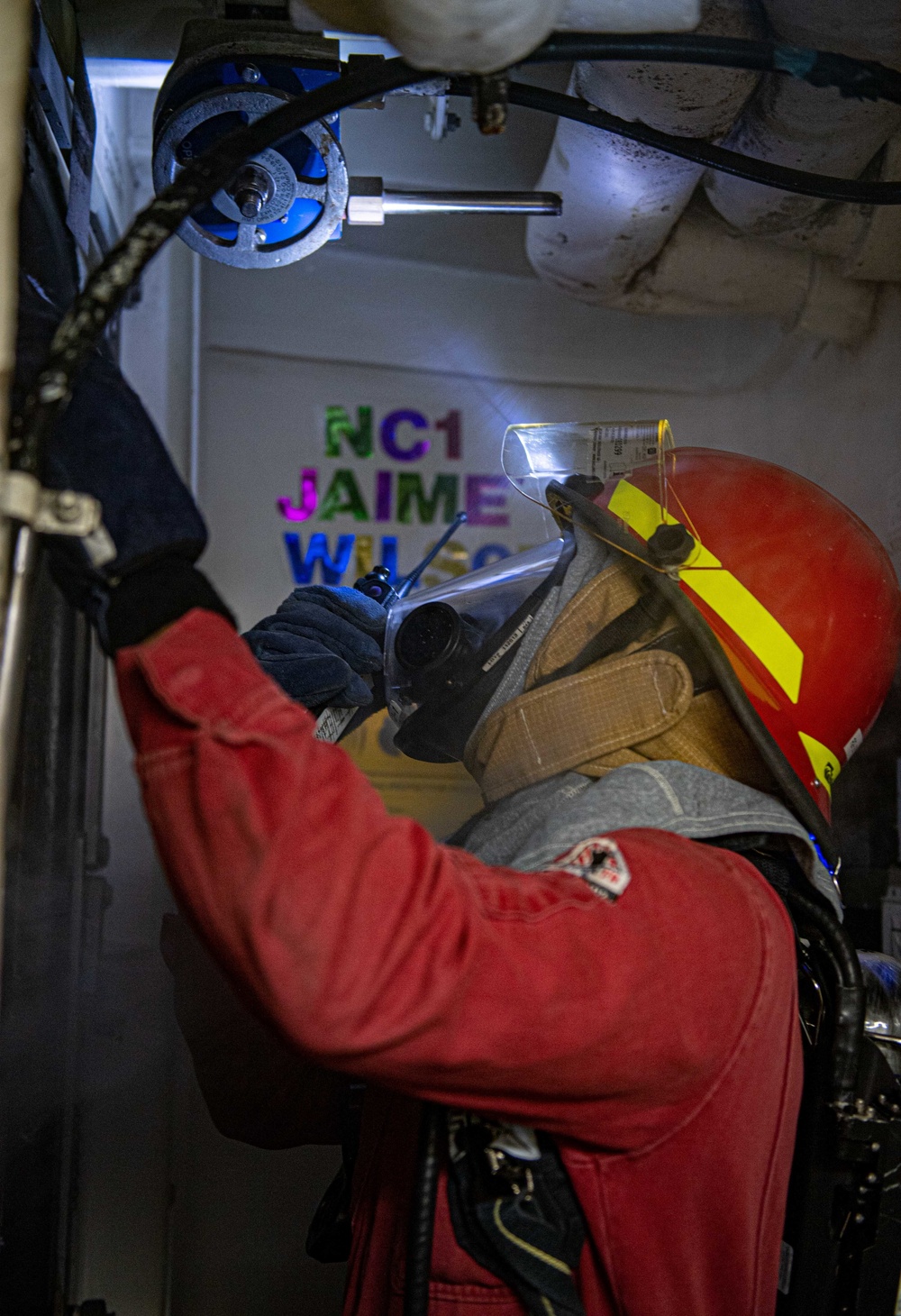 Bainbridge is on a scheduled deployment in the U.S. Naval Forces Europe area of operations, employed by U.S. Sixth Fleet to defend U.S., Allied and Partner interests.