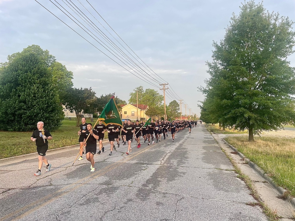 Fort Bragg military police join the ‘Guardians of the Flame’ in 2022 Law Enforcement Torch Run for Special Olympics North Carolina