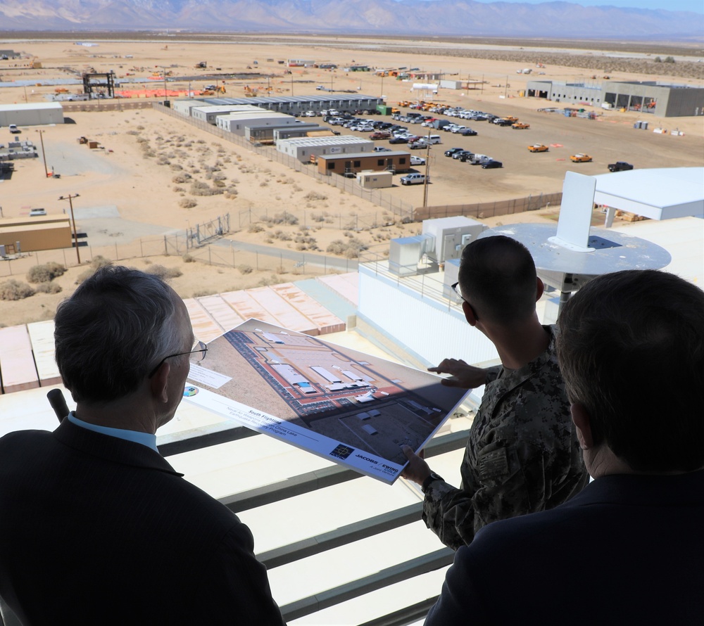 The Honorable Nickolas H. Guertin, Director, Operational Test and Evaluation Office of the Secretary of Defense visits OICC China Lake