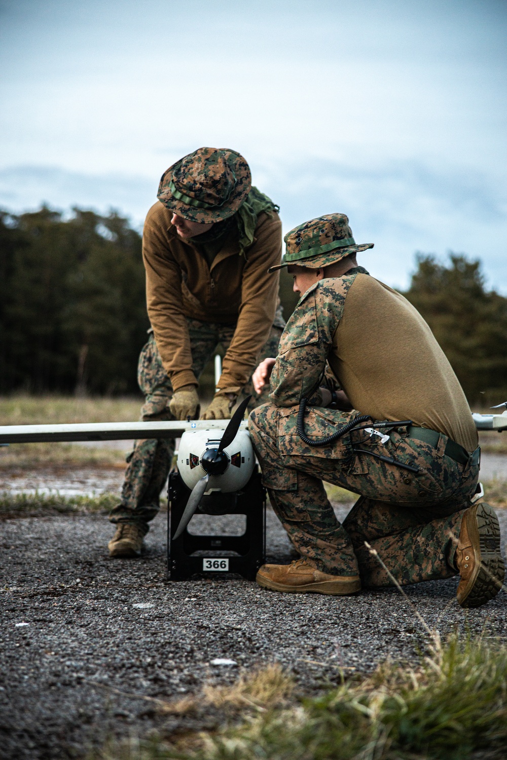 STALKER Marines conduct flight operations