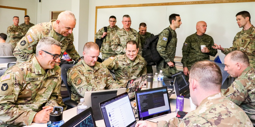 Iowa National Guard, Kosovo Security Force senior leaders observe international cyber exercise