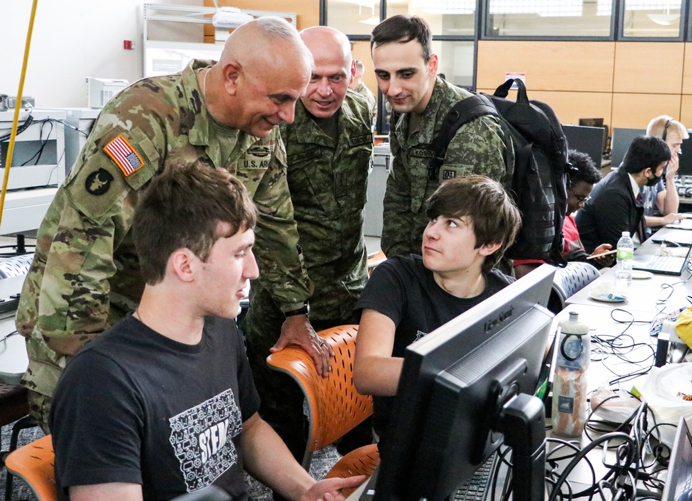 Iowa National Guard, Kosovo Security Force senior leaders observe international cyber exercise