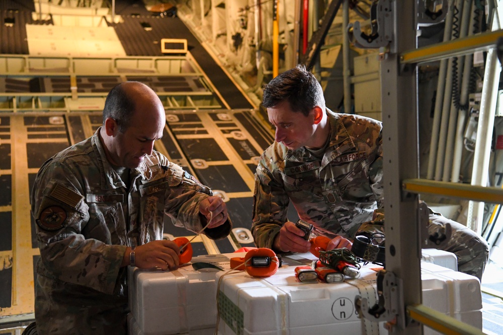 106th Rescue Wing medical Supply Air Drop