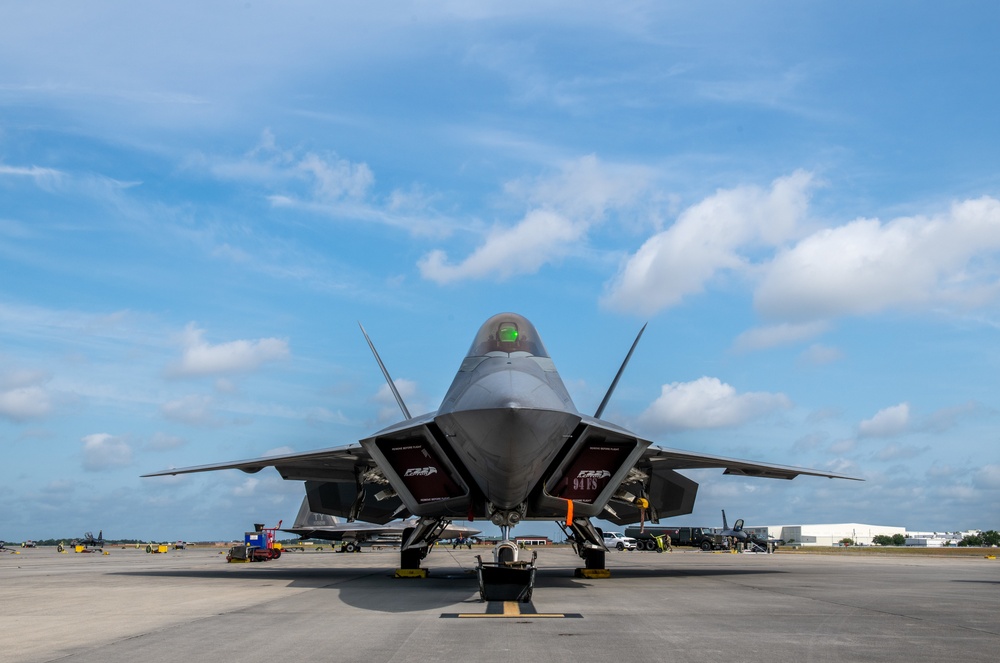 F-22 Raptor at Sentry Savannah