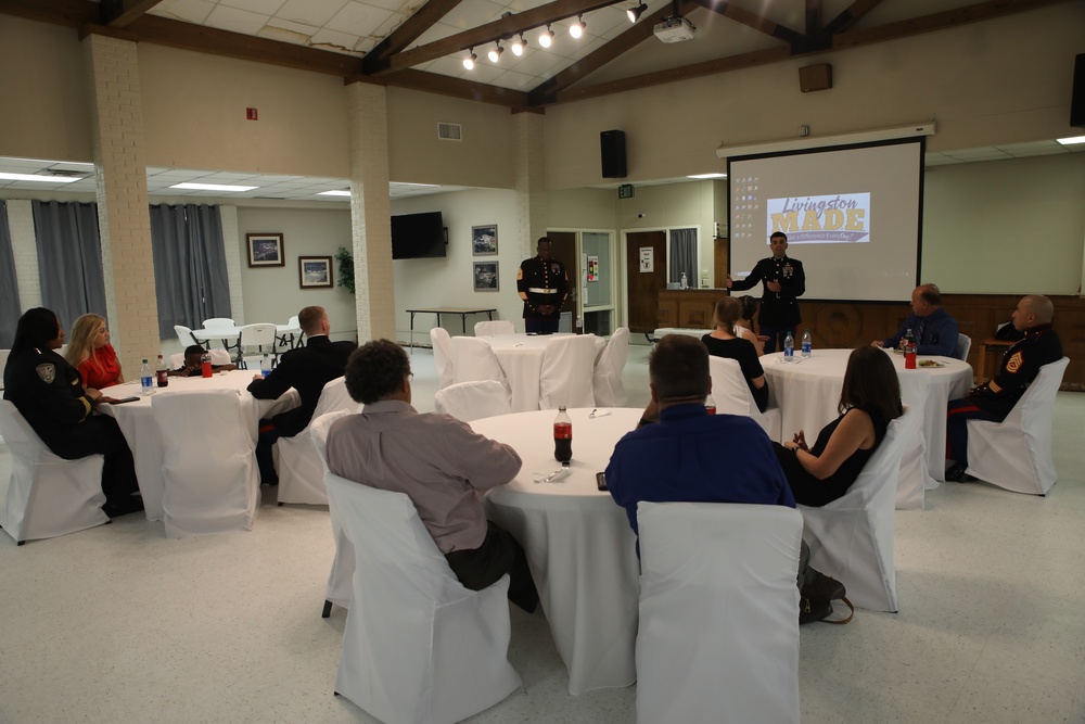 U.S. Marine Corps Recruiting Station Baton Rouge holds Center of Influence Professional Dinner at Walker High School