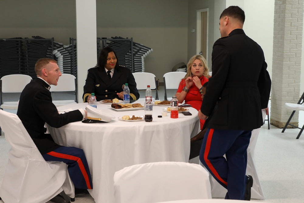 U.S. Marine Corps Recruiting Station Baton Rouge holds Center of Influence Professional Dinner at Walker High School