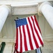 U.S. Flag Hanging at Memorial Amphitheater