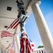 U.S. Flag Hanging at Memorial Amphitheater